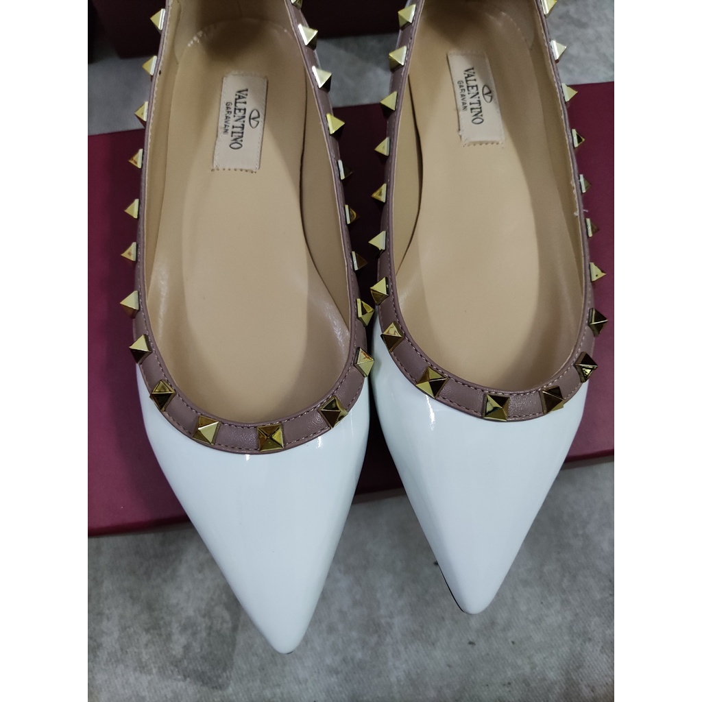 Giày Múa Ba Lê Đế Bằng Chất Liệu Da Mềm Mại