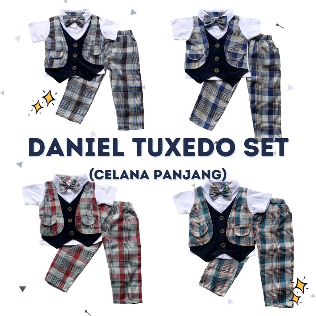 Bộ Đồ Hóa Trang Michael Tuxedo Cá Tính Cho Bé 1-3 Tuổi | Bộ Đồ Bé Trai | Váy Dự Tiệc Cho Bé Trai | Quần Áo Bé Trai | Bộ Đồ Bé Trai + Mũ