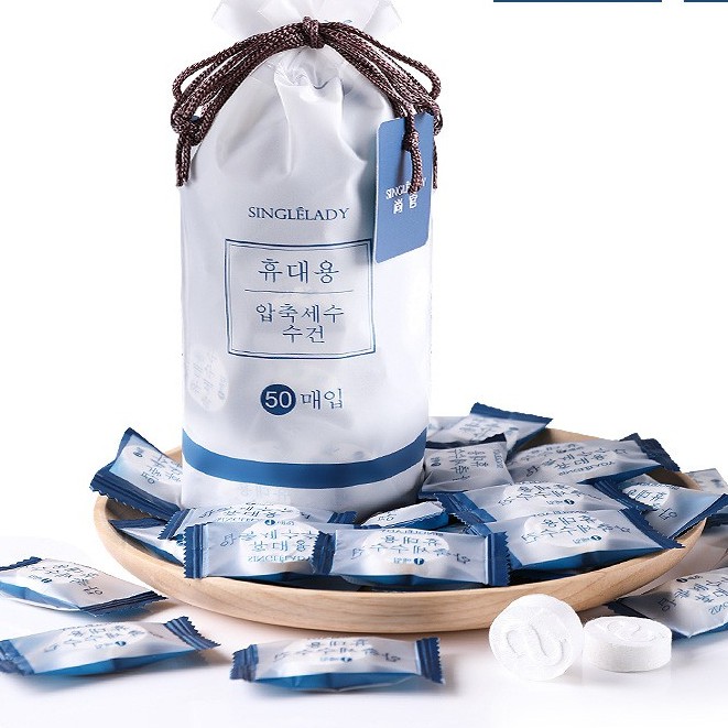 Khăn Nén Chất Liệu Cotton Dày Dành Cho Nữ
