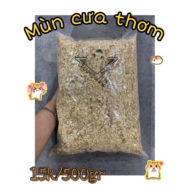 Mùn cưa thơm lót chuồng cho hamster [500gr]