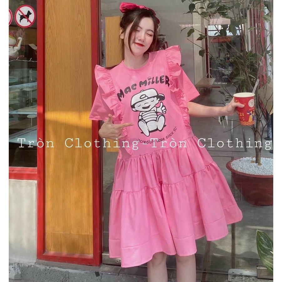 Đầm BABYDOLL form rộng bầu bì bon chen thoải mái - Mc Miller