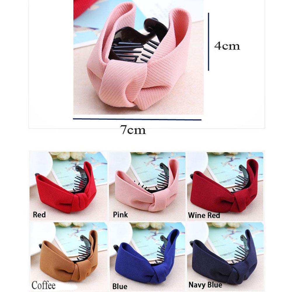 WAY2TOP Kẹp Tóc Tiara Cung Lớn Nhiều Màu Sắc