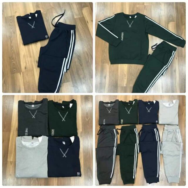 Bộ nỉ nam uniqlo