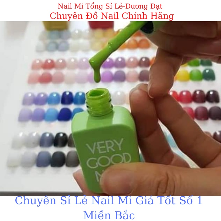 [GIÁ HỦY DIỆT]sét sơn gel very good nail 60 màu CHÍNH HÃNG ,tặng base top +bảng màu + box hàn-Nail Mi Tổng Sỉ Lẻ