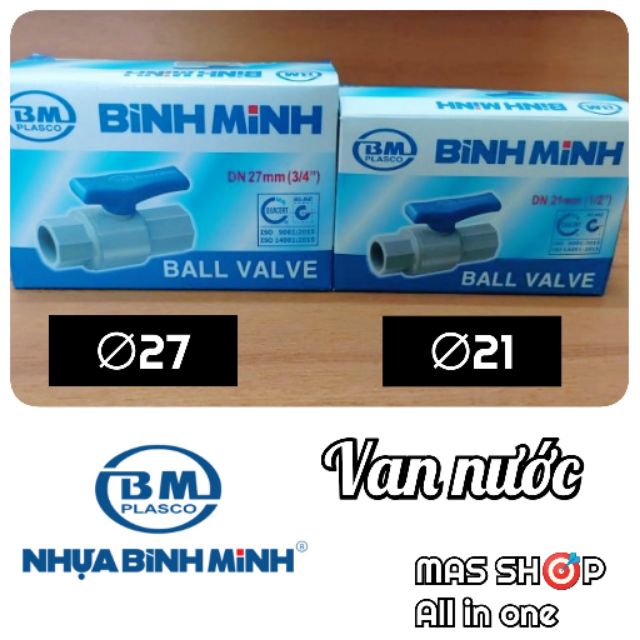 Van cầu Bình Minh ∅21 / ∅27 (21mm / 27mm)