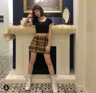 Áo Croptop Len Tăm