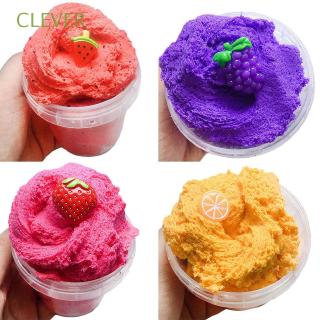 CLEVER 60/100/150ml Scented Stress Relief Pineapple Watermelon Strawberry Fluffy Mud