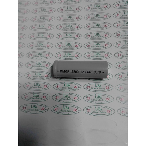 Pin Lithium 16500 3.7V 1200mAh _ LiBa