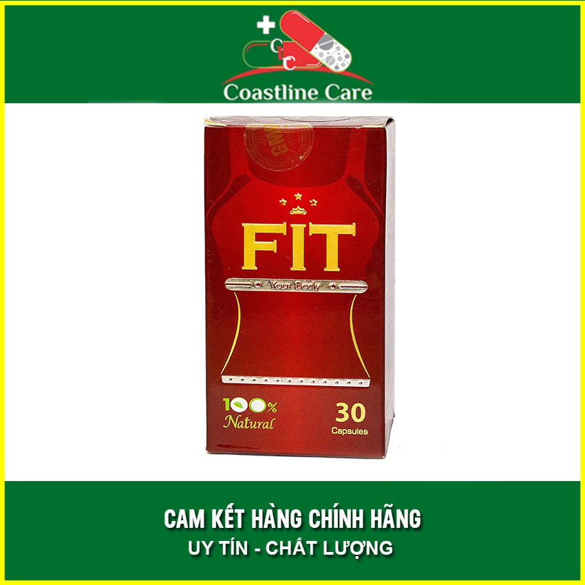 Viên Uống SLIM FIT - Giảm Cân Hiệu Quả (Hộp 30 viên dạng vỉ) - Coastlinecare Pharmacy