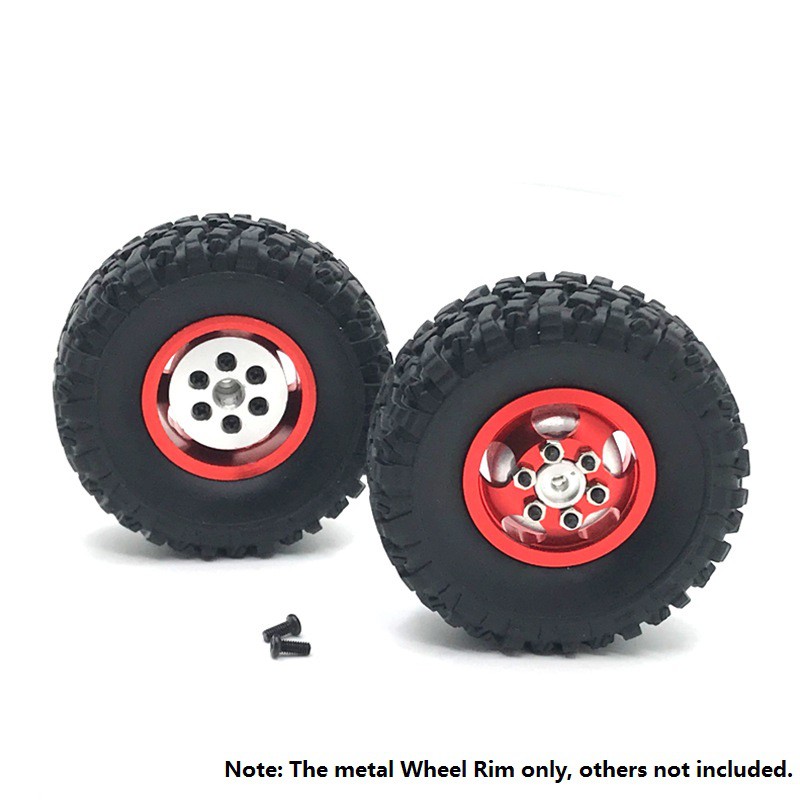 RC Trục Bánh Xe Kim Loại Cho Xe Tải Điều Khiển Từ Xa Wpl C14 C24 B14 4x4 4wd 1 / 16