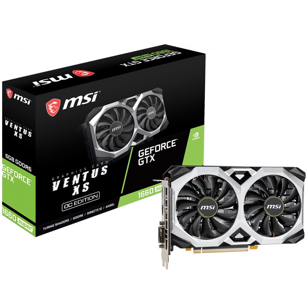 Card màn hình MSI GeForce GTX 1660 SUPER VENTUS XS OCV1 - Hàng Chính Hãng