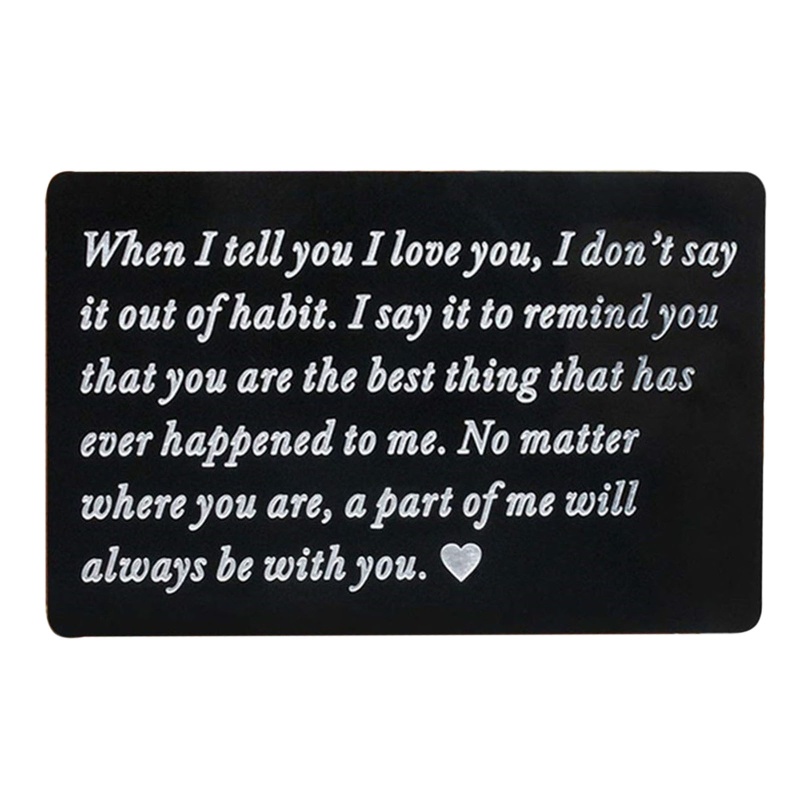 Flgo Ví Đựng Thẻ Mini Hình Trái Tim Màu Đen Và Bạc Giáng Sinh Cho Husband