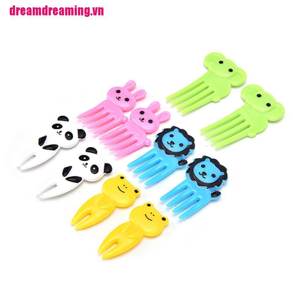 Bộ 10 Nĩa Ăn Trái Cây Hình Động Vật Dễ Thương