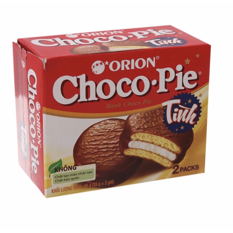 Bánh Chocopie Orion (Hộp nhỏ 2 cái) làm tháp bánh