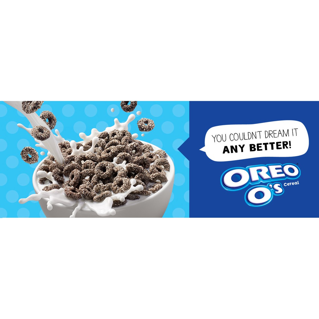 (Hàng Mỹ) Hot - Ngũ cốc ăn sáng Oreo O's Cereal, Mega Stuf Marshmallows