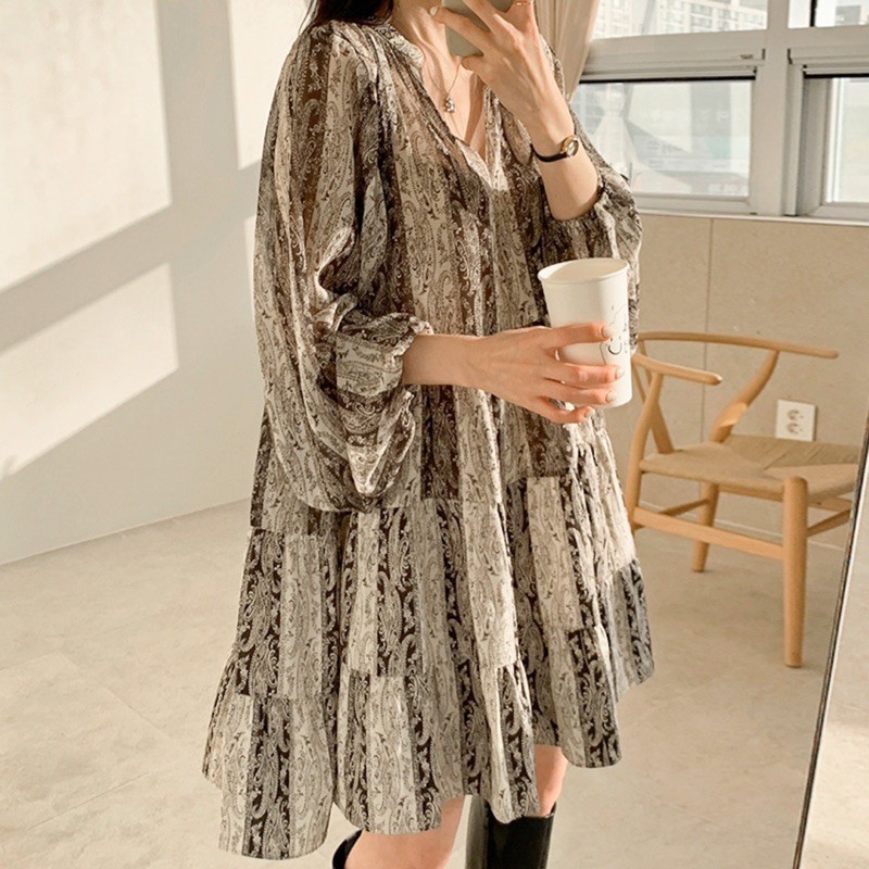 [Mã FAGREEN1505 giảm tới 30K đơn 99K] váy thổ cẩm 181 | BigBuy360 - bigbuy360.vn