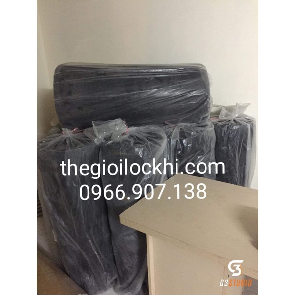 2 Mét Bông Lọc Khử Mùi Than Hoạt Tính. Tấm Lọc Carbon Khử Mùi  Dày 8~10mm