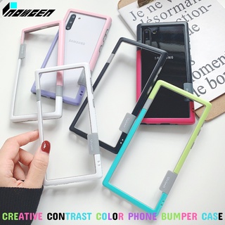 Ốp Điện Thoại TPU Mềm Bo Viền Chống Sốc Màu Tương Phản Cho Samsung S9 / S10 / NOTE8 / NOTE9 / NOTE10 PLUS