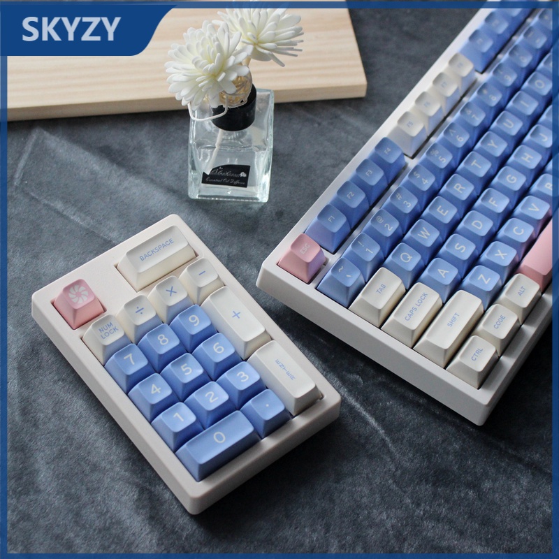 172 Phím Gift Keycap SA Profile cô gái dễ thương ABS Double Shot Bàn phím cơ Keycaps