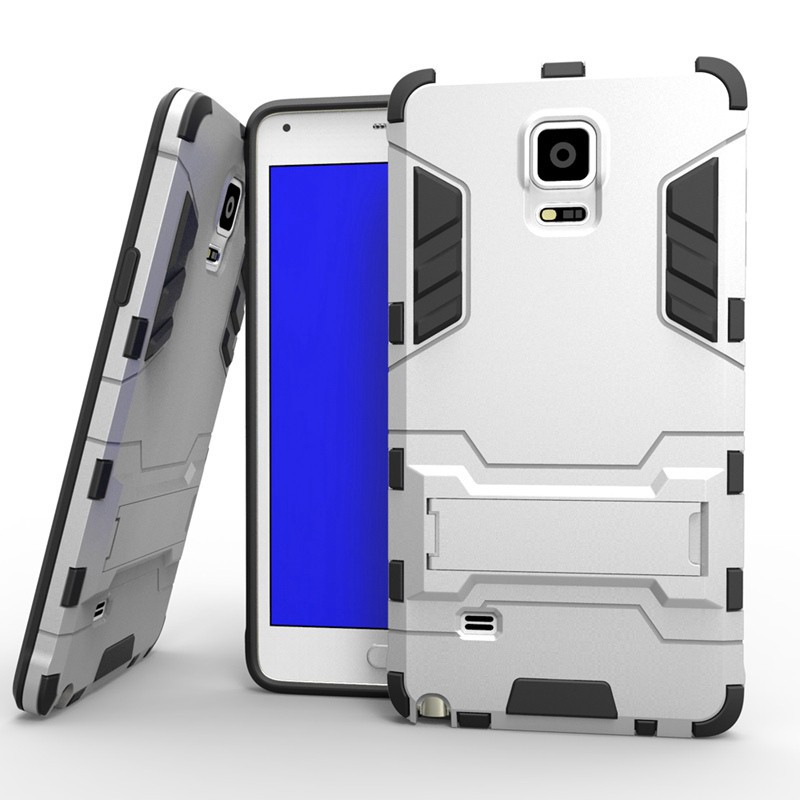 Ốp điện thoại thiết kế giáp cứng chống sốc kiêm giá đỡ dành cho Samsung Galaxy Note 4