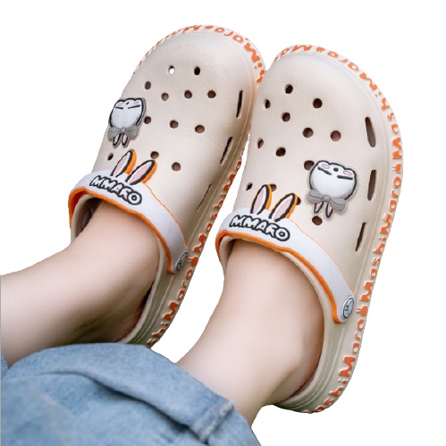 Dép cross nữ siêu nhẹ size 36, 37- sục nữ tai thỏ hàng có sẵn