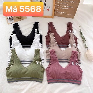 Áo bra tập gym, yoga dáng chữ V hot hit ms 5568