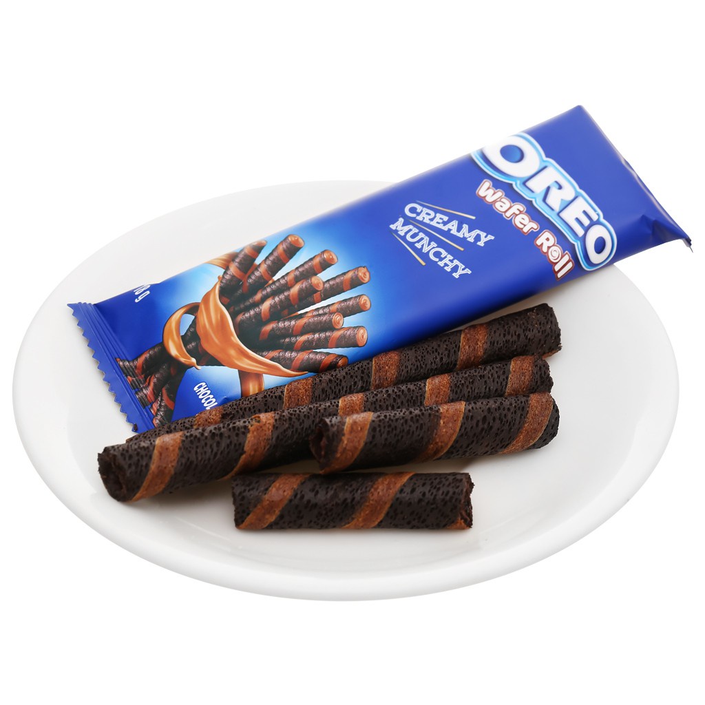 Bánh Quế Oreo Wafer Roll Hộp 54g (3 gói x 18g)