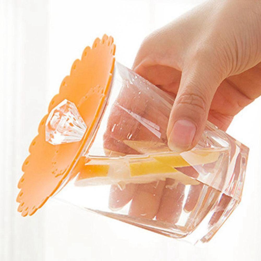 YIYU Nắp Đậy Cốc Thủy Tinh Bằng Silicon Cách Nhiệt Chống Tràn Tiện Dụng Ốp