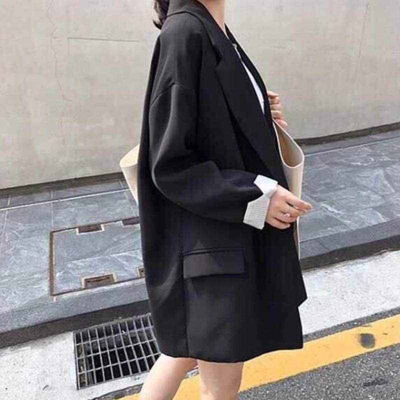  Áo Khoác Blazer Tay Dài Màu Trơn Cho Nữ | BigBuy360 - bigbuy360.vn