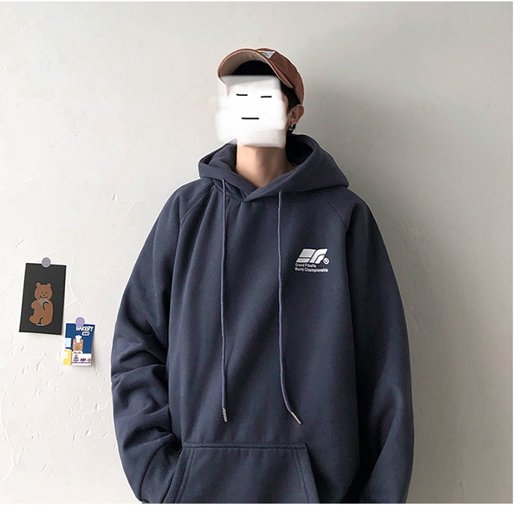 Áo hoodie tay dài phong cách Hàn Quốc hợp thời trang dành cho nam