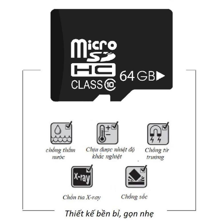 [GIÁ TẬN GỐC]  Thẻ nhớ SD 2GB/4GB/8GB/16GB/32GB/64Gb Hộ trợ nhiều loại thiết bị Class10 microSDHC BH 2 năm 1 đổi 1