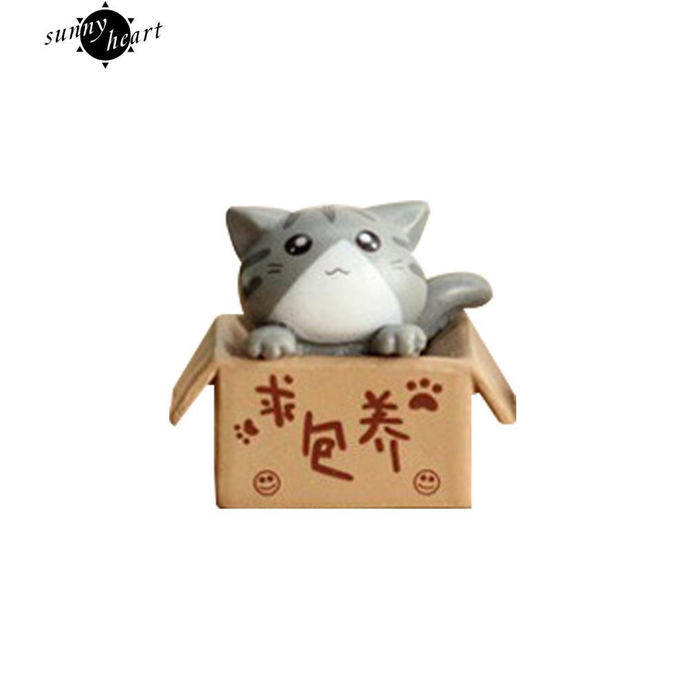 Mô hình mèo thu nhỏ thiết kế dễ thương trang trí tiểu cảnh