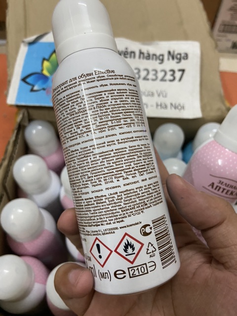 Xịt giày nam nữ khử mùi hôi mốc apteka Nga | BigBuy360 - bigbuy360.vn