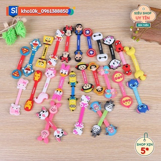 Sỉ 10 quấn cáp sạc, dây tai nghe hình thú