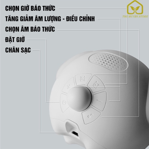 ĐỒNG HỒ BÁO THỨC, ĐỒNG HỒ ĐỂ BÀN XIAOMI EMOJI KIÊM ĐÈN NGỦ CẢM BIẾN ÂM THANH HIỂN THỊ CẢM XÚC DỄ THƯƠNG