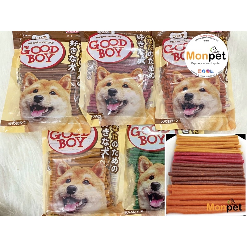 Bánh thưởng Goodboy 1 que dùng thử Snack thưởng cho chó dạng que nhiều vị Good boy