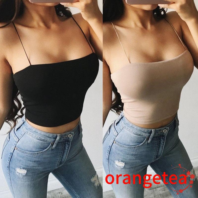 Áo Croptop Sát Nách Thời Trang Mùa Hè Cho Nữ