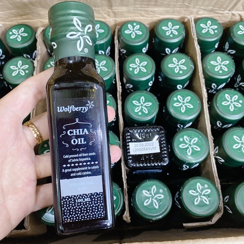 Dầu hạt Chia Wolberry cho bé ăn dặm 100ml