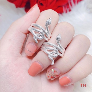 NHẪN RẮN BẠC TA CAO CẤP 925
