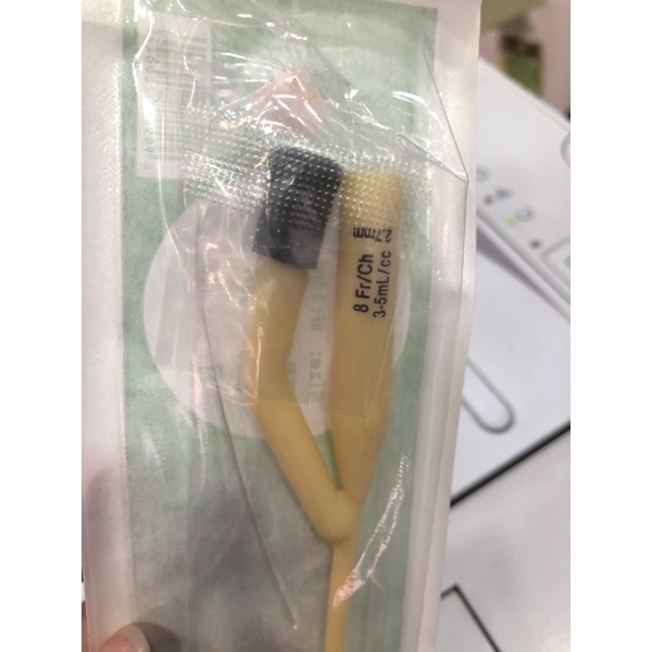 ❤️SIZE 8FR TRẺ EM DÂY ỐNG THÔNG TIỂU XÔNG TIỂU DẪN LƯU NƯỚC TIỂU 2 HAI NHÁNH SIZE 8FR,Dây SONDE FOLEY 2 nhánh CHO TRẺ EM