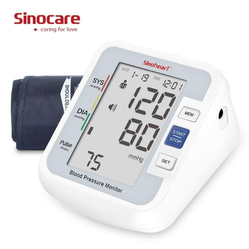 Máy đo, kiểm tra huyết áp điện tử SINOHEART (CN Đức) - phiên bản có giọng nói tiếng việt. Bảo hành chính hãng 36 tháng
