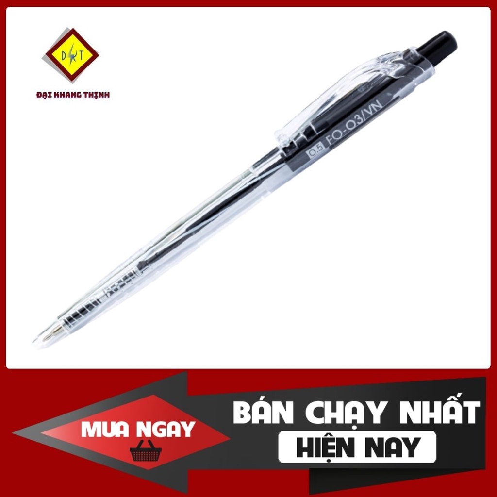 [CHÍNH HÃNG] Bút Bi Thiên Long Flexoffice FO 03. Viết bi TL Đủ 3 Màu XANH - ĐỎ - ĐEN. {CAM KẾT CHẤT LƯỢNG}