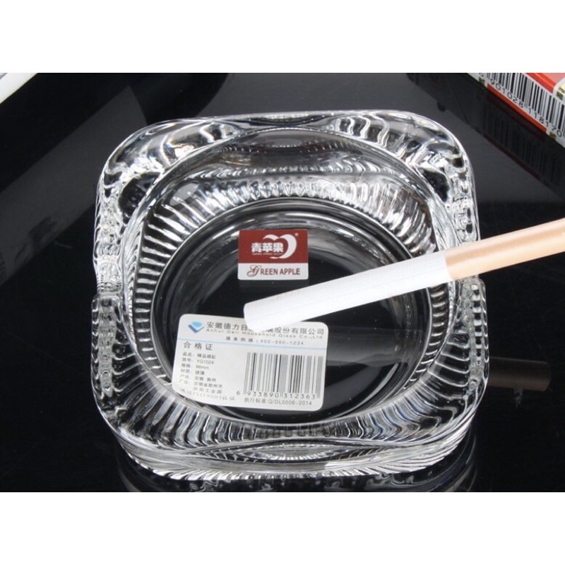 Gạt tàn thuốc lá thuỷ tinh cao cấp Green Apple YG1025