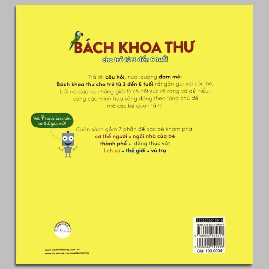 Sách - Bách Khoa Thư Cho Trẻ Từ 3-6 Tuổi - NXB Kim Đồng