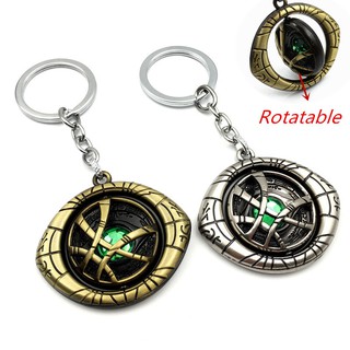 Phim Avengers Móc Khóa Mới Xoay Được Bác Sĩ Lạ Móc Chìa Khóa Mắt Agamotto Móc Khóa Mặt Dây Chuyền Trang Sức