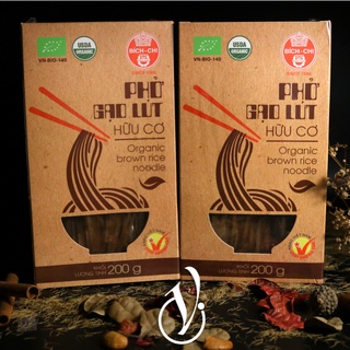 Phở Gạo lứt Hữu Cơ eat clean Bích Chi hộp 200gr