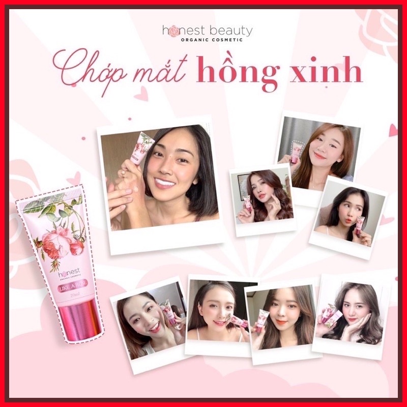 [Date mới nhất 06/2024] Kem má hồng honest hữu cơ dưỡng da tự nhiên không make up 20ml phù hợp mọi loại da