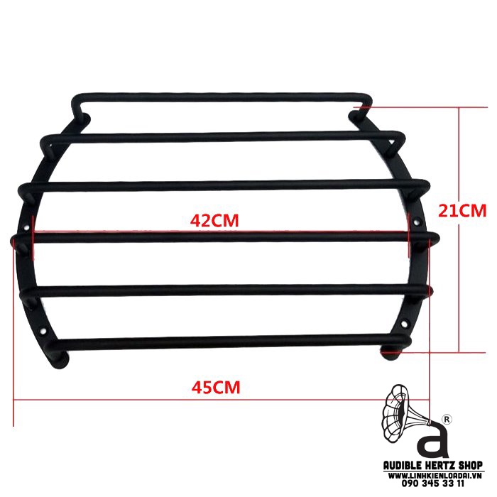 Ê căng, màng bảo vệ loa bằng sắt cho loa bass 30, 40cm