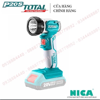 Đèn led cầm tay làm việc dùng pin Total TWLI2001 đèn để bàn mini, đèn bàn học sinh, livestream, tiết kiệm pin