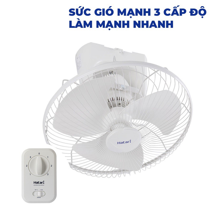 Quạt đảo trần Hatari HE-C18M1 - Hàng chính hãng